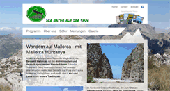 Desktop Screenshot of mallorcamuntanya.com